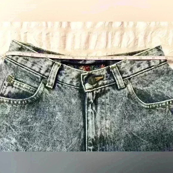 NWT 90’s Vintage Sasson High Rise Bow Ankle Jeans 100% cotton Size 9 - Picture 7 of 9